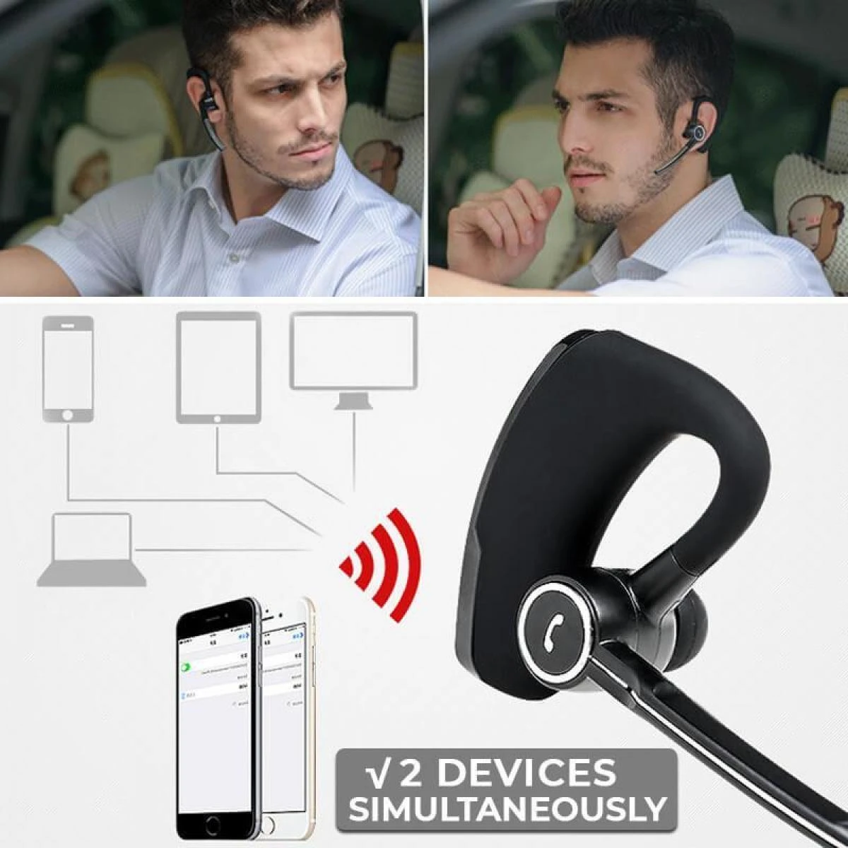 STEREO WIRELESS BLUETOOTH HEADPHONES