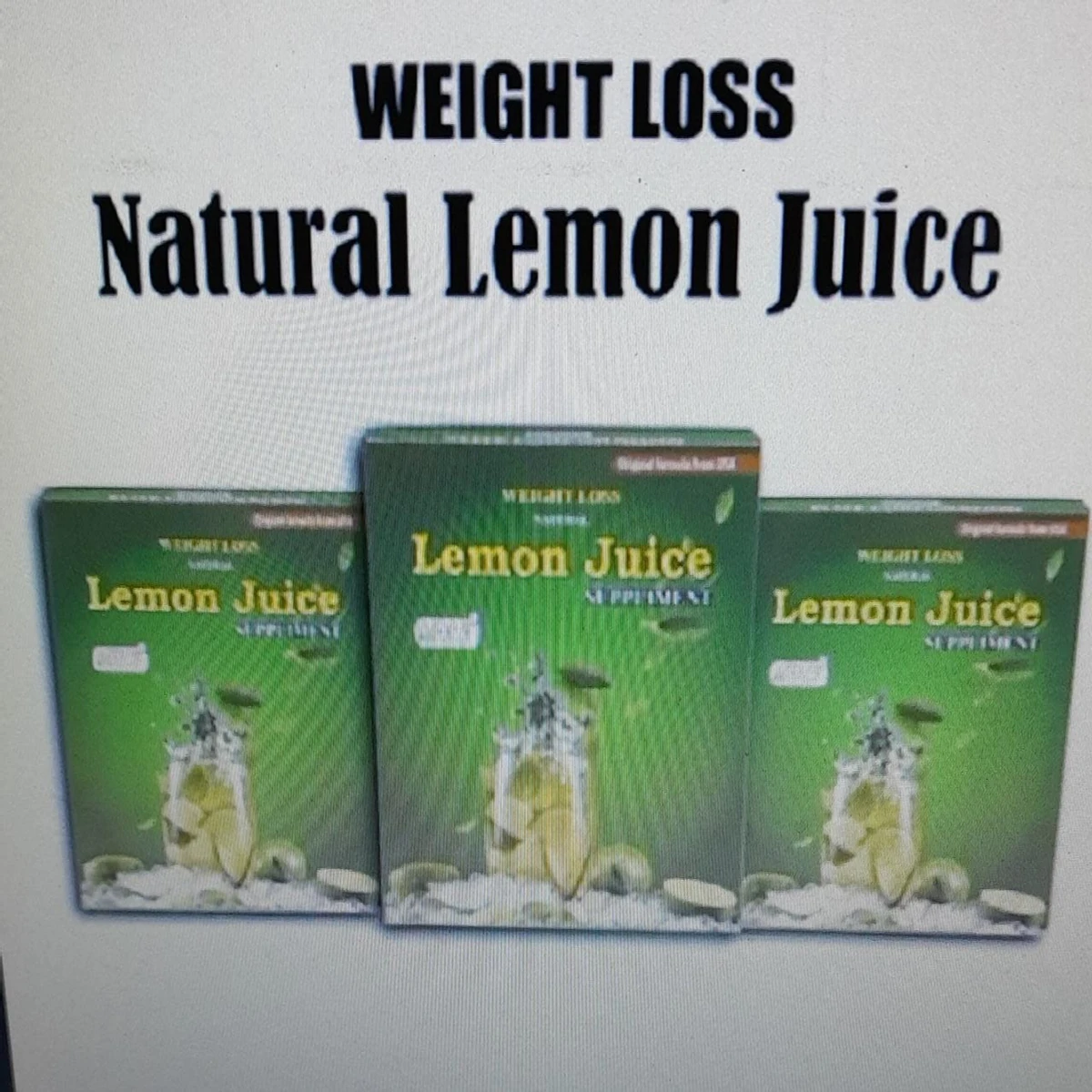 Natural Weight Loss Lemon Juice Suppliment For Slim Body - 120gm