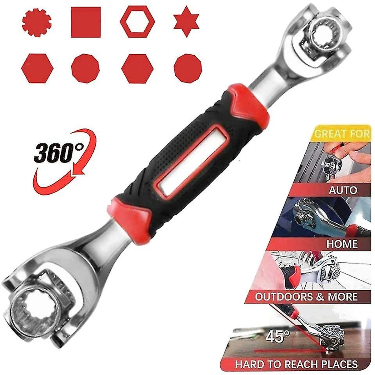 অত্যাধুনিক স্মার্ট রেঞ্জ ৩৬০ ডিগ্রি (Tool Socket Smart Wrench )