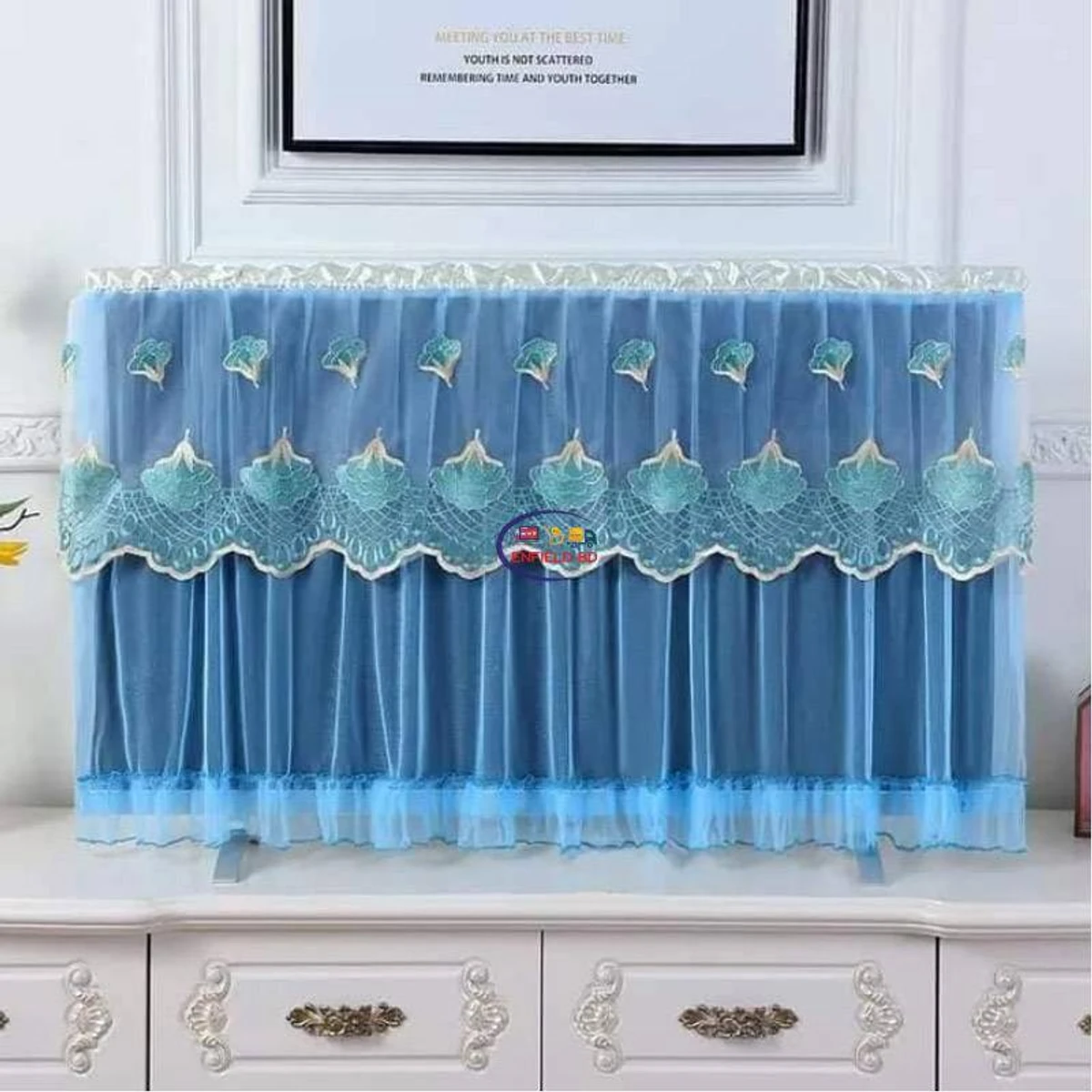 Fashionable TV Cover Dustproof Stylish (32" Blue color)