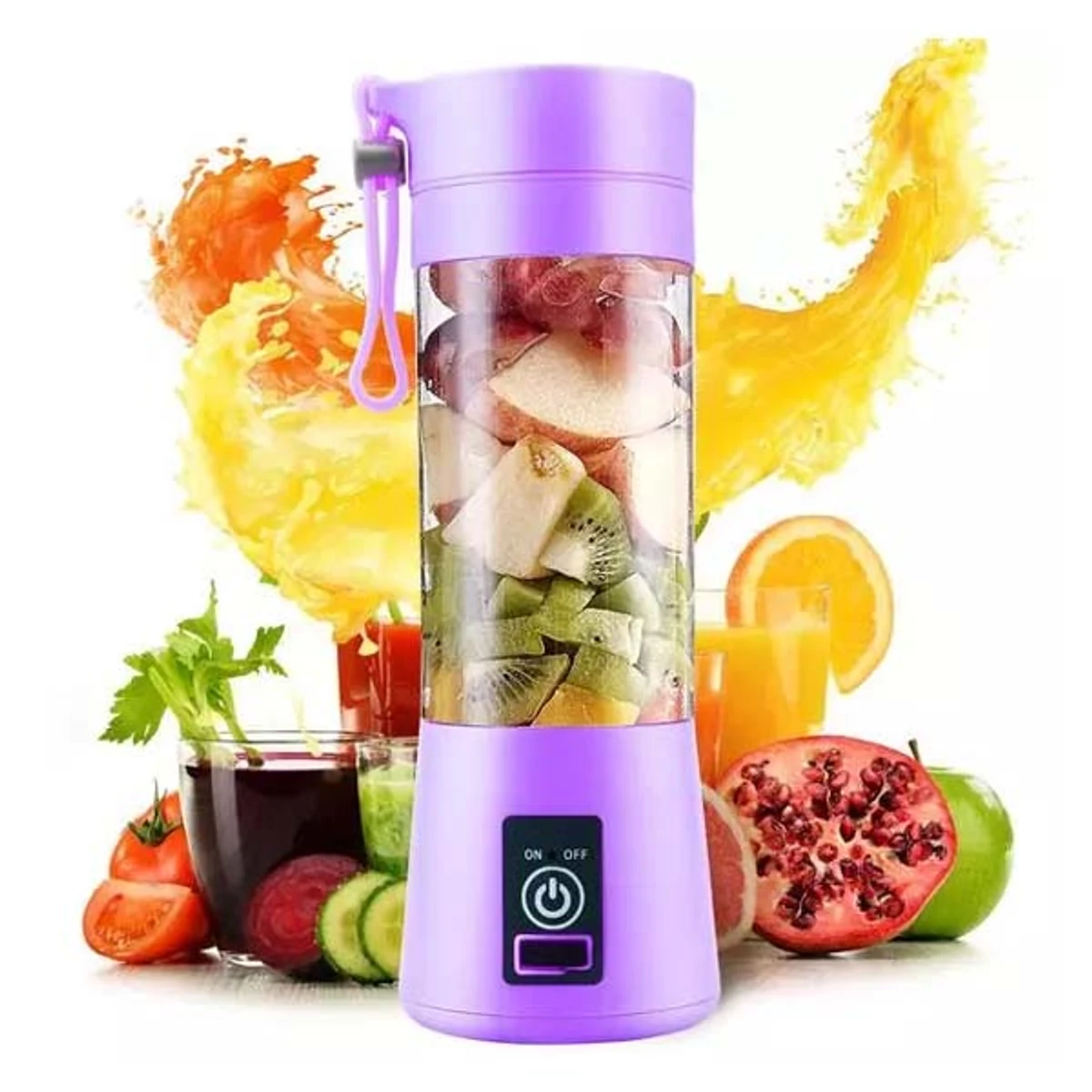 Rechargeable Portable Juice Blender Machine
