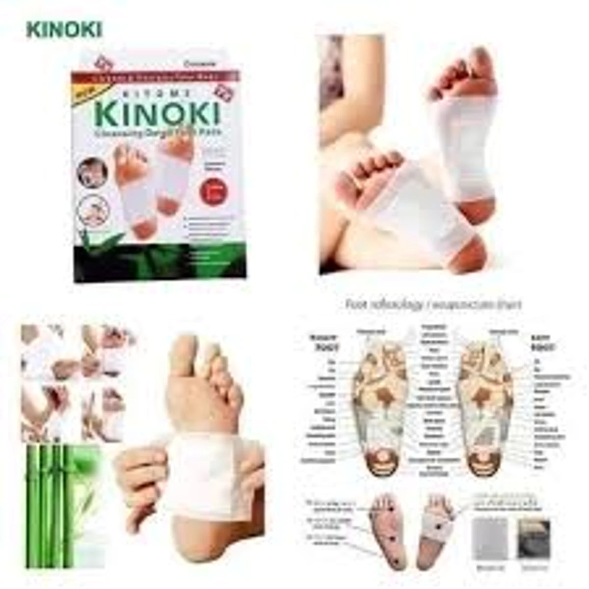 Original kinoki detox foot pad Full Course 5 Packet (50 pcs )